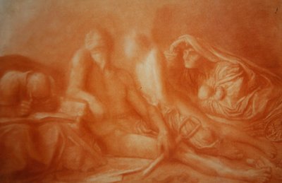 The People that Sat in Darkness by George Frederic Watts