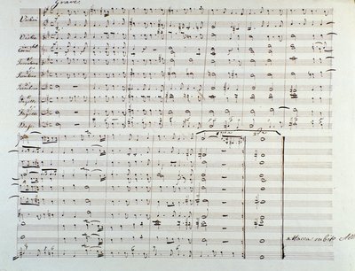 Page of the Opening of the Score 
