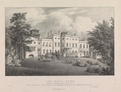 The Deep-Dene. The Seat of Thomas Hope, Esq. by George Frederick Prosser