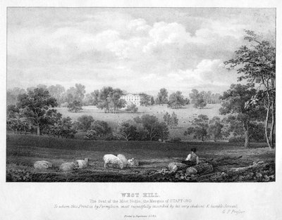 West Hill, Near Wandsworth, London by George Frederick Prosser