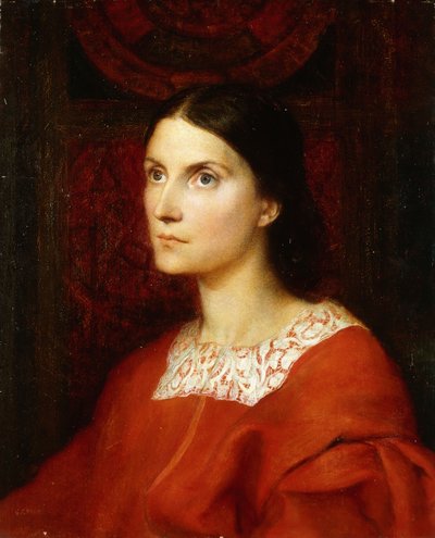 Portrait of Lady Wolverton, nee Georgina Tufnell by George Frederick Watts