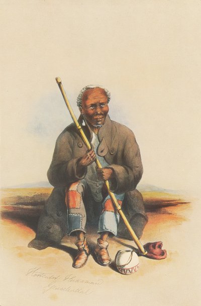 Leveregt Aris, an Elderly Hottentot Man by George French Angas