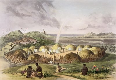 Zulu Kraal Near Umlazi, Natal, Plate 27 from 