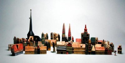 A scene from the series The Town at the End of the World by George Frost