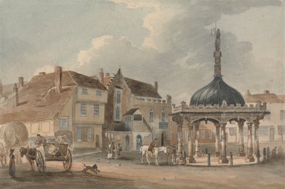Corn Hill and Moot Hall, Ipswich by George Frost