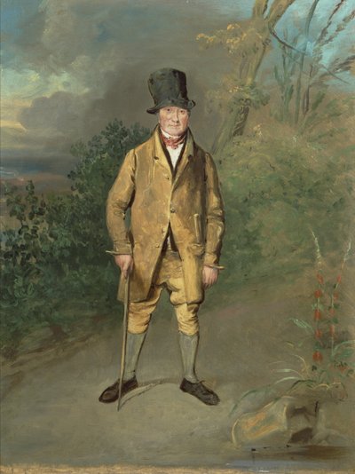 Portrait of a Gardener from Bramham Park, Yorkshire, c.1822 by George Garrard