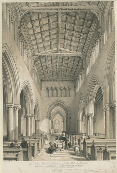 Stafford - Interior of St. Mary