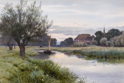 Sailing on the Ouse at Houghton by George Gordon Fraser