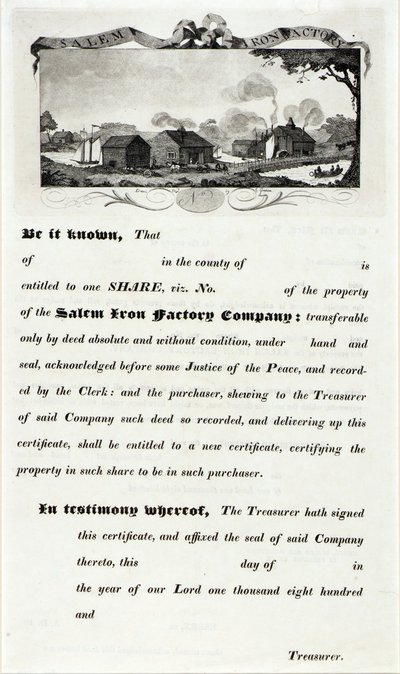 Share: Salem Iron Factory by George Graham