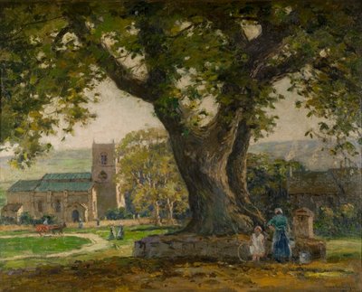 Wensley Village, Yorkshire by George Graham
