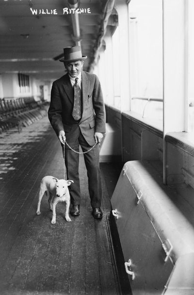 Willie Ritchie Sailing to London to Face Freddie Welsh by George Grantham   Bain News Service Bain