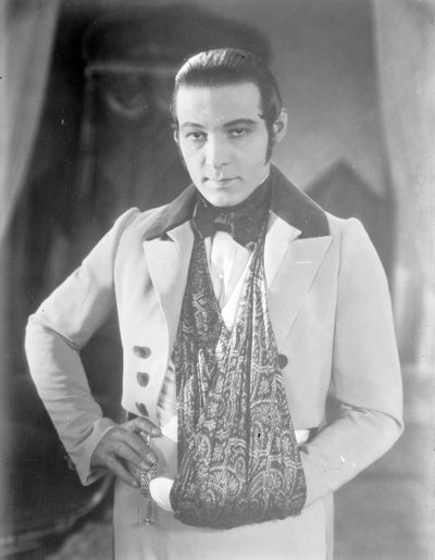 Valentino on the Set of 