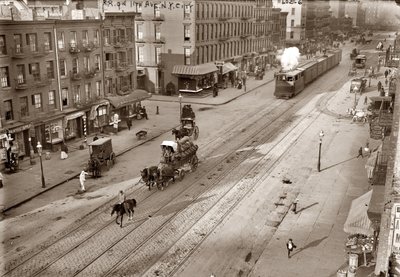 Eleventh Avenue and New York Central Railroad by George Grantham   Bain News Service Bain