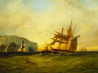 Off the Needles, Isle of Wight by George Gregory