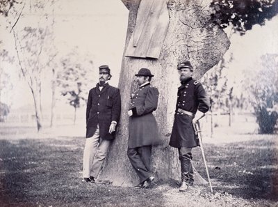 Generals Hancock, Smith and Newton, 1862 by George H. Houghton