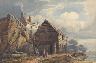 Landscape with a Boatshed by George Harley