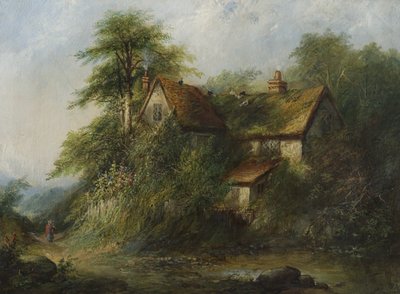 Cottage in the Countryside, 1871 by George Harrison