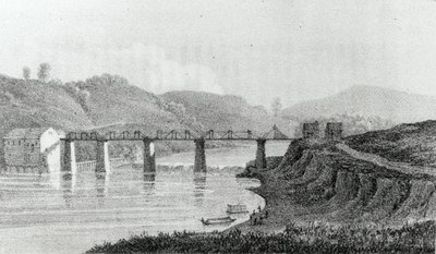 Bridge at Zanesville, Ohio, from 