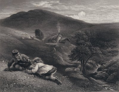 Illustration for Auld Lang Syne by Robert Burns by George Harvey