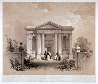 View of Sutherland Chapel, Walworth, Southwark, London, c1842 by George Hawkins
