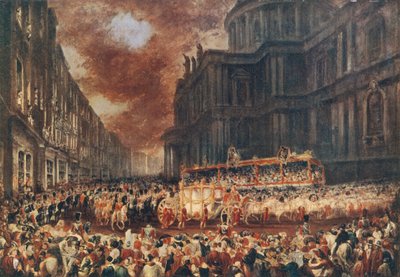 First State Visit of Queen Victoria to the City of London, 1837 by George Hayter