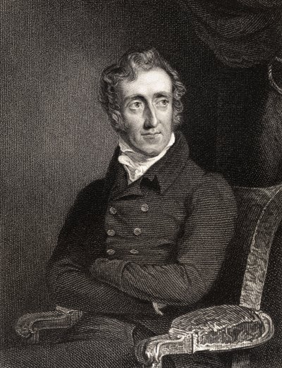 Henry Welbore Agar Ellis, 2nd Viscount Clifden, engraved by Edward Scriven, from 