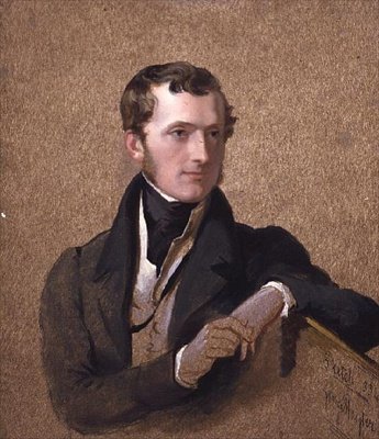 Portrait of Viscount Mahon (1805-75) Later Fifth Earl Stanhope by George Hayter