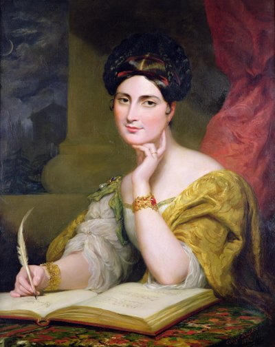 Portrait of the Hon. Mrs. Caroline Norton by George Hayter