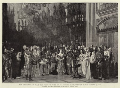 The Christening of HRH The Prince of Wales in St George