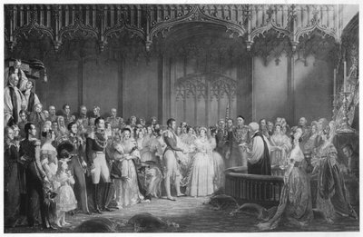 The Marriage of Queen Victoria and Prince Albert by George Hayter