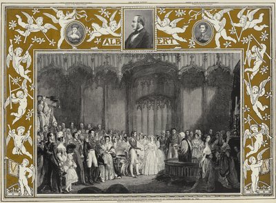 The Marriage of Queen Victoria and Prince Albert of Saxe-Coburg and Gotha at St James