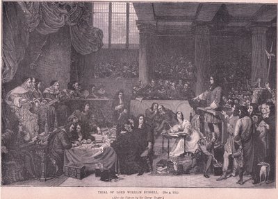 The trial of Lord William Russell by George Hayter