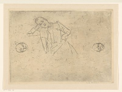 Study of a Seated Woman by George Hendrik Breitner (signed by artist)