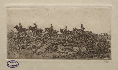 Cavalry Scene by George Hendrik Breitner