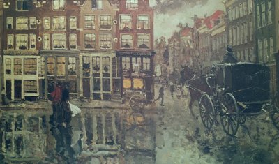 Corner of Leidsche Square, Amsterdam by George Hendrik Breitner
