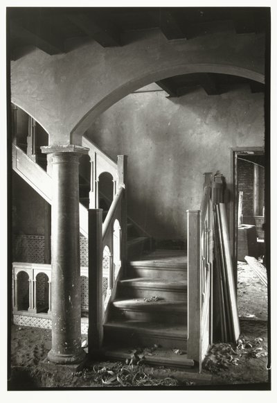 The Hall of House Inter Quercus in Aerdenhout, under Construction by George Hendrik Breitner