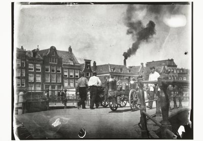 View of the Prinsengracht at the Bridge over the Leidsegracht in Amsterdam by George Hendrik Breitner