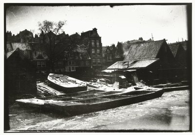 View of a Shipyard on Prinseneiland in Amsterdam by George Hendrik Breitner
