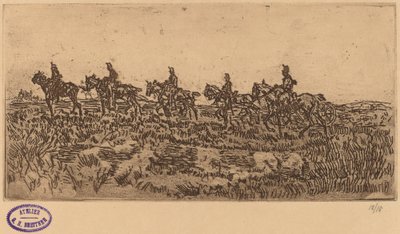 Hussars Riding Single File by George Hendrik Breitner