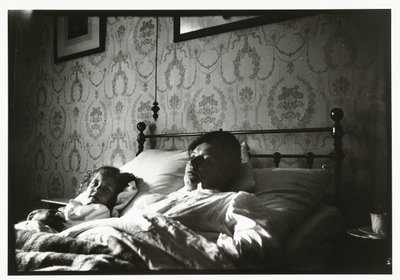 Marie Breitner and a Girl Awakening in Bed by George Hendrik Breitner