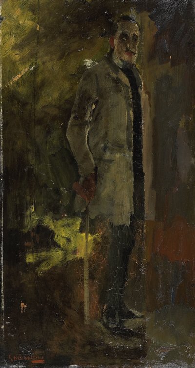 Portrait of Floris Verster by George Hendrik Breitner