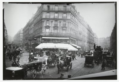 Street Scene at a Busy Intersection in Paris by George Hendrik Breitner