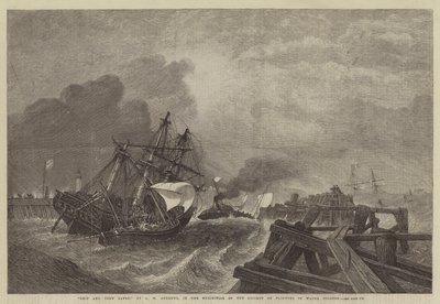 Ship and Crew Saved, in the Exhibition of the Society of Painters in Water Colours by George Henry Andrews
