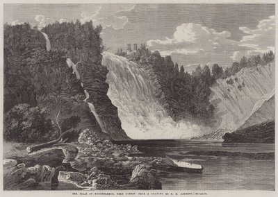 The Falls of Montmorency, near Quebec by George Henry Andrews