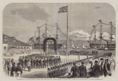 The Progress of the Prince of Wales in British North America, His Royal Highness Landing at Halifax by George Henry Andrews