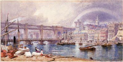 View of Newcastle upon Tyne by George Henry Andrews