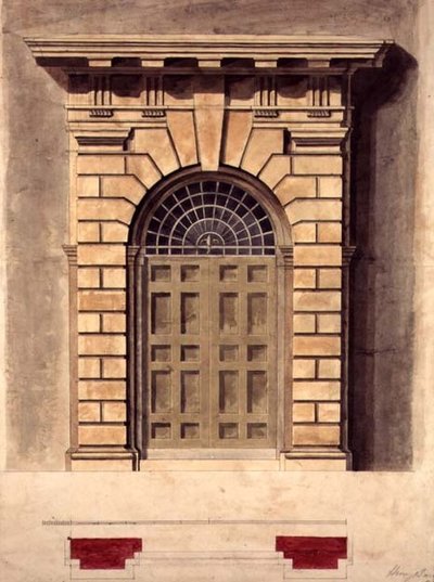 Design for a Palladian Door Surround by George Henry Bailey
