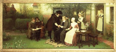 Andrew Marvell visiting his Friend John Milton by George Henry Boughton