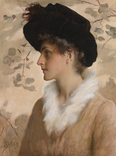 Portrait of a Lady by George Henry Boughton