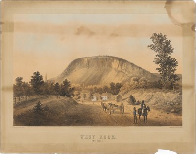 West Rock, New Haven by George Henry Durrie